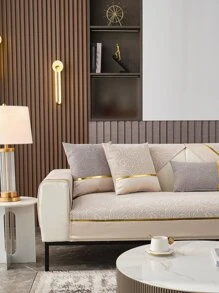 1pc Jacquard Sofa Towel - Multicolor - View 6