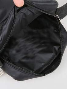 Men's Bag Cross-Body Small Bag Multi-Layer Leisure Business Men's Shoulder Bag Fashion Handbag Can Double Shoulder And Back - Black - View 6
