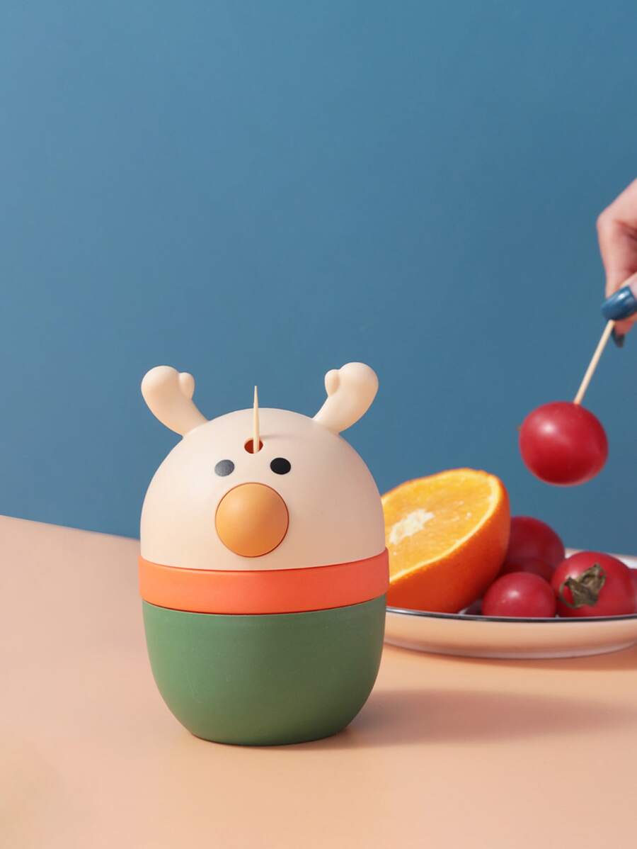 1 pieza Envase de moldadientes en forma de animal - Multicolor - Ver 1