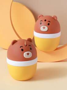 1pc Bear Design Toothpick Holder - Multicolor - View 1