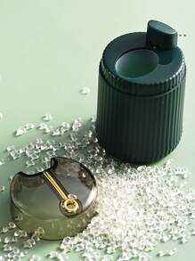 1pc Press Type Toothpick Holder - Green - View 5