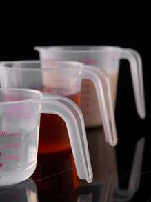 1入組500毫升PP量杯廚房烘焙用刻度圖案液體量杯 - 白色 - 查看 5