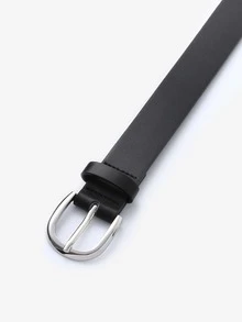 兒童金屬扣皮帶 - 黑色 - 查看 3