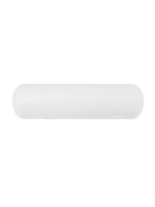 1pc Plain Pencil Case - White - View 2