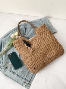 简约奢华的纯色手提包