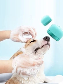 1入組矽膠寵物毛刷