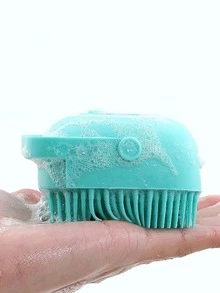 1入組矽膠寵物毛刷