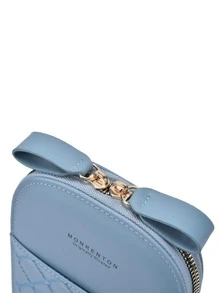Borsa A Tracolla Mini Con Porta Cellulare Touch Screen Cell Phone Purse Mini Crossbody Bag, Fashionable Pu Wallet With Card Slots, Vertical Style P 31989807