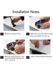 1入組素色車天綫 - 黑色 - 查看 5