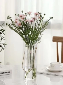 1入組透明玻璃花瓶 - 無色 - 查看 1