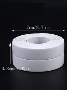 1卷素色地板密封貼紙 - 白色 - 查看 6