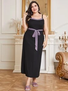 Modelyn 大碼印花燈籠袖襯衫和連衣裙 - 彩色 - 查看 4