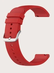 Silicone Watchband Compatible With Samsung Watch - Red - View 7