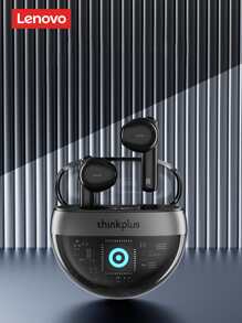 联想 T40 半入耳式游戏低延迟音乐防噪音运动耳机 - 黑色 - 查看 3