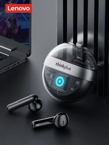 联想 T40 半入耳式游戏低延迟音乐防噪音运动耳机 - 黑色 - 查看 2