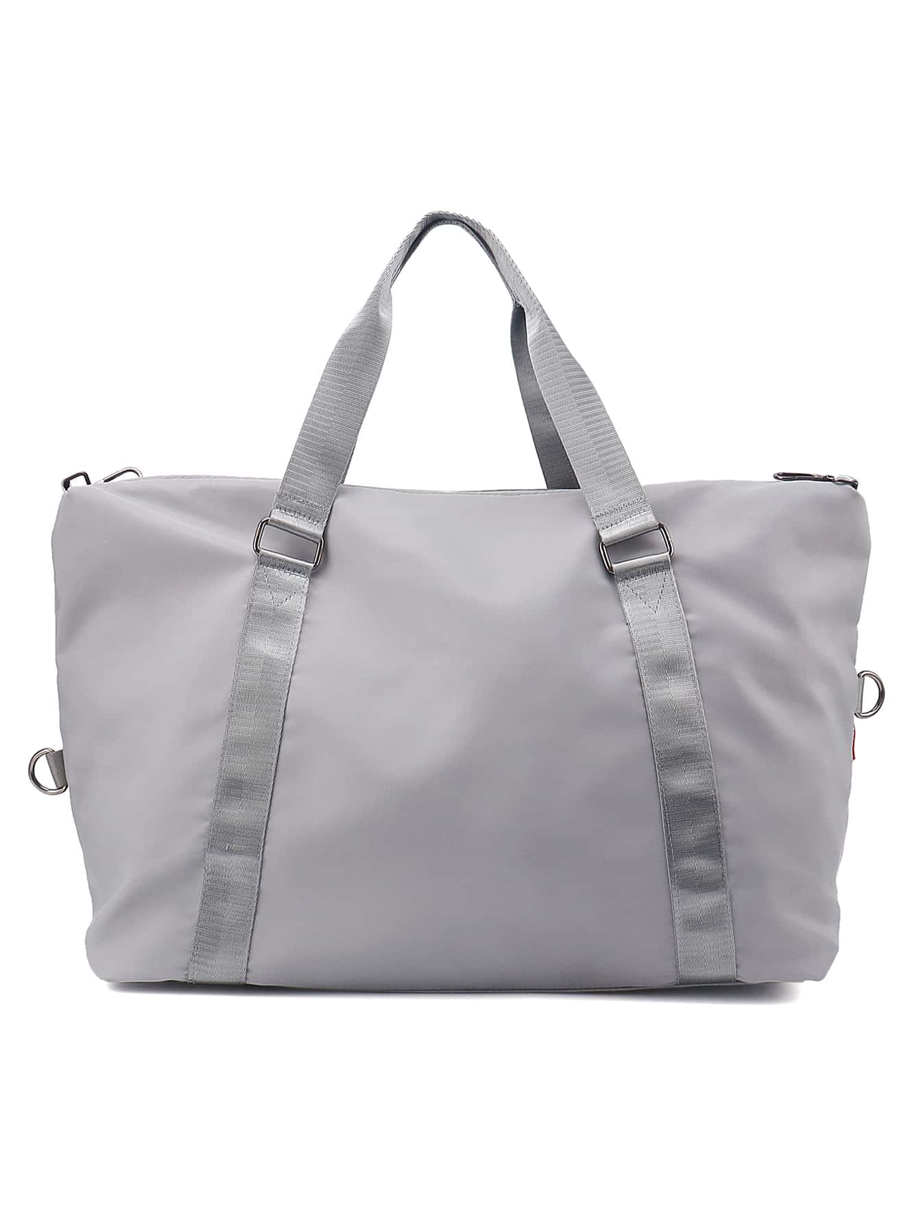 Fashionable Large Capacity Waterproof Sports Gym Bag - Light Grey - View 1