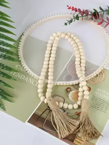 1 件装饰串珠流苏波西米亚风格装饰适用于桌椅和门、家居装饰、房间装饰、墙面装饰