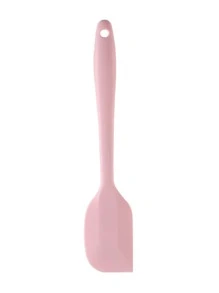 1pc, Heat Resistant Flexible Silicone Spatulas Cake Spatula - Pink - View 1