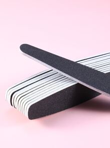 12 piezas Lima de uña grano 240 - Negro - Ver 3