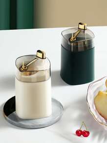 1pc Portable Toothpick Holder - White - View 3