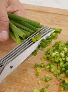 1入组裝五層不銹鋼蔥花剪神器多功能多層海苔輔食廚房剪刀