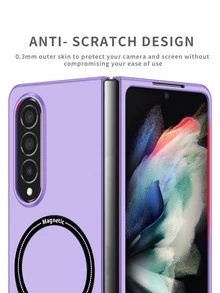 ốp lưng điện thoại nam châm siêu mỏng - Màu tím - Xem 6