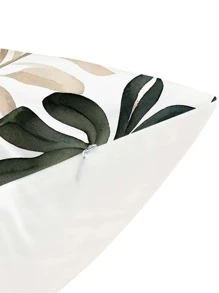 1pc Floral Print Cushion Cover Without Filler