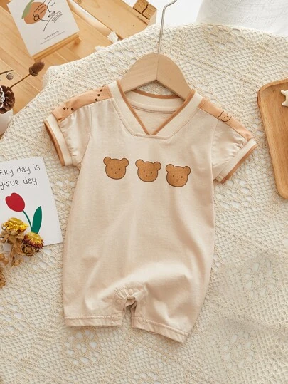 Peninsula Baby 男嬰印花連體衣，休閒風格