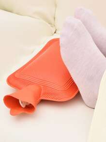 1pc Solid Color Hot Water Bag - Red - View 3