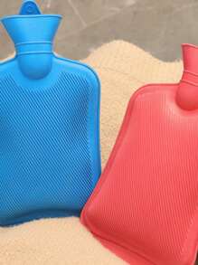 1pc Solid Color Hot Water Bag - Red - View 5