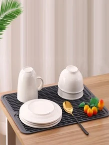 1入組矽膠排水地墊 - 深灰色 - 查看 3