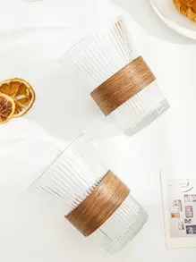 1pc Clear Anti-scalding Cup - Clear - View 2