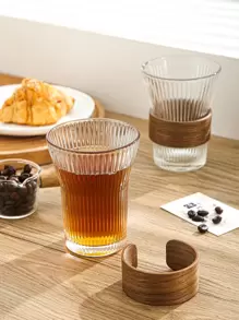 1pc Clear Anti-scalding Cup - Clear - View 4