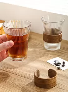 1pc Clear Anti-scalding Cup - Clear - View 5