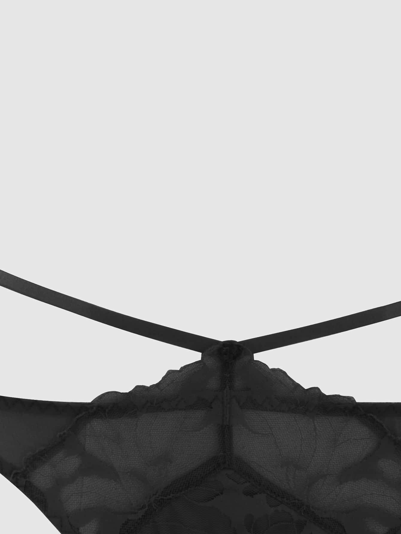 Floral Lace Panty SHEIN USA