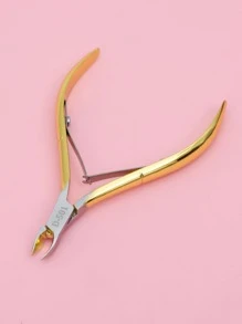 Dụng cụ làm móng, kềm cắt móng bằng thép không gỉ D501, kéo cắt da chết, kìm cắt biểu bì móng, đồ dùng làm móng, dụng cụ làm móng, dụng cụ làm móng, trở lại trường, móng tay, dụng cụ làm móng để dán móng tay - Vàng - Xem 2