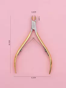 Dụng cụ làm móng, kềm cắt móng bằng thép không gỉ D501, kéo cắt da chết, kìm cắt biểu bì móng, đồ dùng làm móng, dụng cụ làm móng, dụng cụ làm móng, trở lại trường, móng tay, dụng cụ làm móng để dán móng tay - Vàng - Xem 5