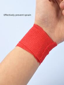 1pc Red Non Slip Finger Joint Wrapping Tape, Tattoo Machine Grip Bandage - Red and White - View 6