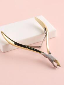 FULL BEAUTY 1入組不銹鋼指甲刀適用於厚指甲和向內生長趾甲片脚趾甲修建工具適合男士女士老年人鋒利曲綫專業修腳工具 - 金色 - 查看 2