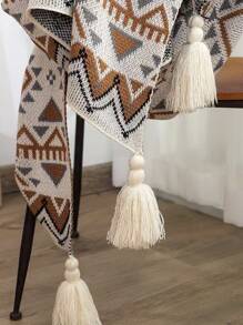 1 PC Bắc Âu Vintage Dệt Kim Sofa/giường Chăn, Khăn Choàng Phòng Điều Hòa, Giao Hàng Màu Sắc Ngẫu Nhiên - Nhiều màu - Xem 3