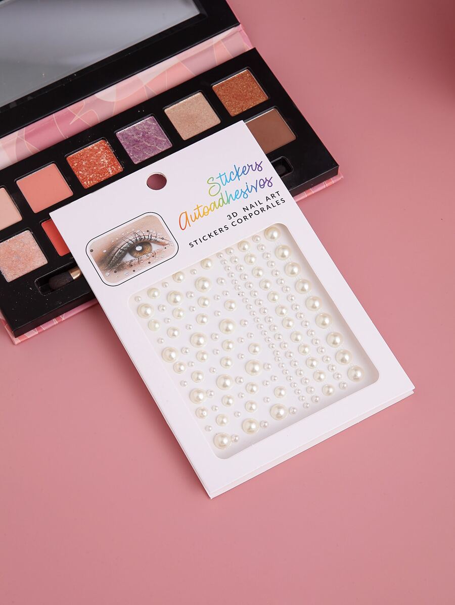 Party Joy 1 Miếng Dán Cơ Thể Ngọc Trai 3D, Miếng Dán Tóc, Miếng Dán Góc Mắt, Miếng Dán Mặt, Miếng Dán Hình Xăm Tạm Thời - Nhiều màu - Xem 1