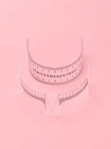 2支轻便透明塑料眉尺，带清晰刻度；2卷40mm x 200m微针纹绣保存膜配件 - 彩色 - 查看 3