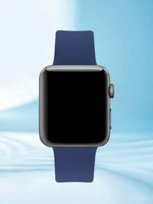 Silicone Strap Watchband - Blue - View 2