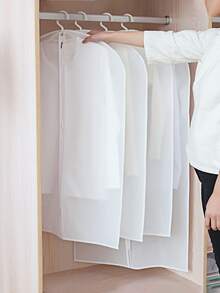 1pc Clear Hanging Clothes Storage Bag - Multicolor - View 6