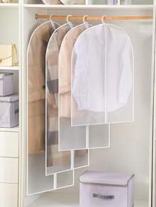 1pc Clear Hanging Clothes Storage Bag - Multicolor - View 7