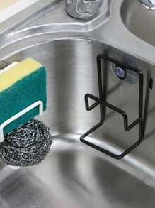 Giá đỡ ống thoát nước bồn rửa chén 1 mảnh - màu đen - Xem 1