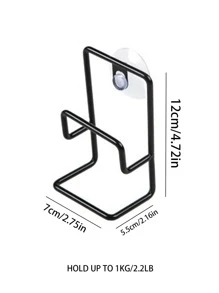 Giá đỡ ống thoát nước bồn rửa chén 1 mảnh - màu đen - Xem 2