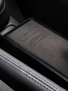 1入組超薄駕駛執照皮套，男女汽車登記和保險夾保護套，帶磁性閉合設計，用於卡片、基本文件、駕駛執照照片 PU 皮革長護照夾錢包，黑色 - 黑色 - 查看 3