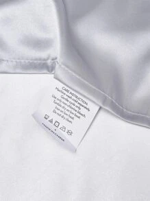 1pc Solid Color Cushion Cover Without Filler, Modern Polyester Decorative Throw Pillow Cover For Home - Light Grey - View 5