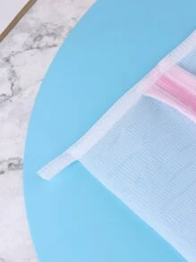 1pc Mesh Laundry Bag - Pink - View 6
